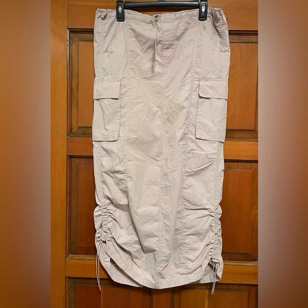 NWT Wild Fable Light Light Mauve Cargo Skirt w/ Drawstrings